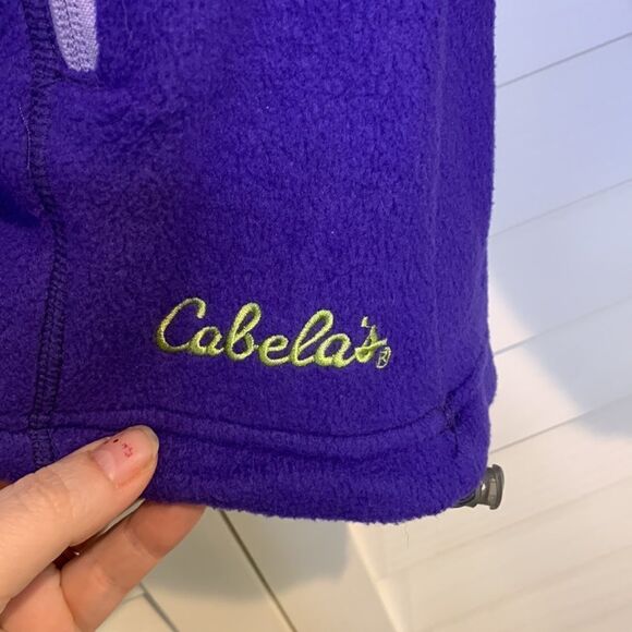 Cabela’s purple fleece jacket medium - Picture 5 of 8